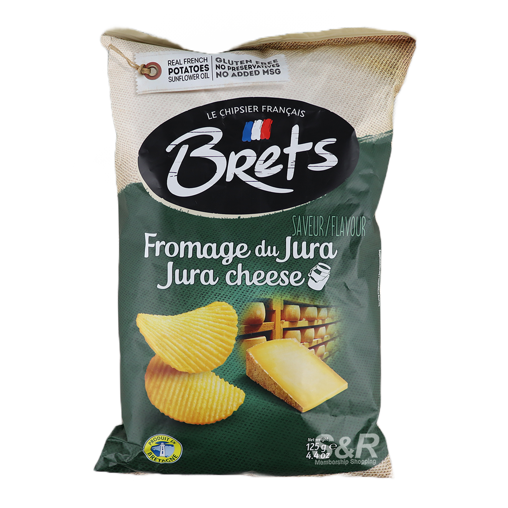 Brets Chips Jura Cheese 125g Brets Chips Jura Cheese 125g
